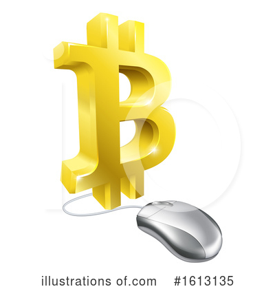 Bitcoin Clipart #1613135 by AtStockIllustration