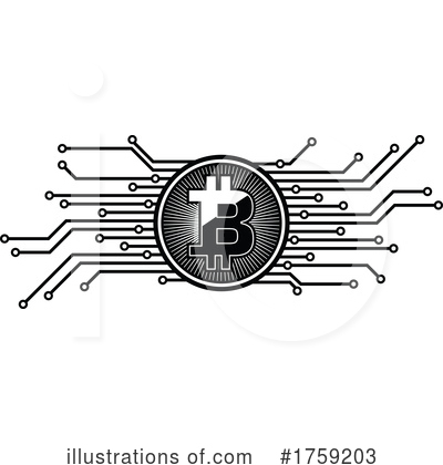 Royalty-Free (RF) Bitcoin Clipart Illustration by Vector Tradition SM - Stock Sample #1759203