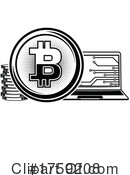 Bitcoin Clipart #1759208 by Vector Tradition SM