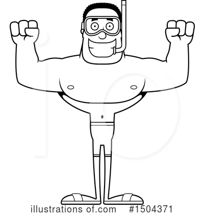 Royalty-Free (RF) Black And White Clipart Illustration by Cory Thoman - Stock Sample #1504371