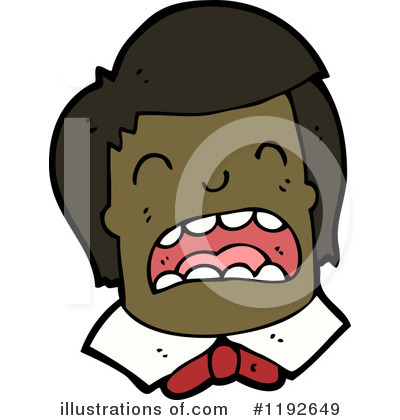 Royalty-Free (RF) Black Boy Clipart Illustration by lineartestpilot - Stock Sample #1192649