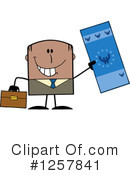 Black Businessman Clipart #1257841 by Hit Toon