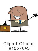 Black Businessman Clipart #1257845 by Hit Toon
