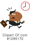 Black Businessman Clipart #1286172 by Hit Toon