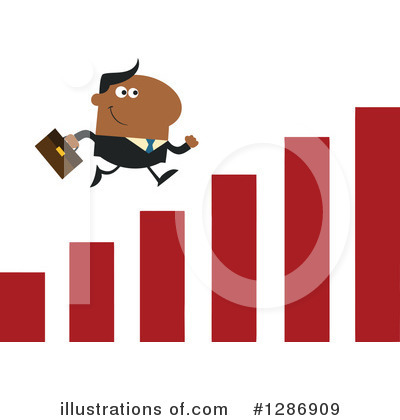 Black Businessman Clipart #1286909 by Hit Toon