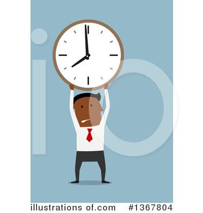 Clock Clipart #1367804 by Vector Tradition SM