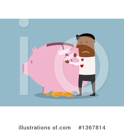 Piggy Bank Clipart #1367814 by Vector Tradition SM