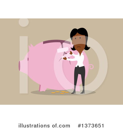 Piggy Bank Clipart #1373651 by Vector Tradition SM