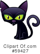 Black Cat Clipart #59427 by John Schwegel
