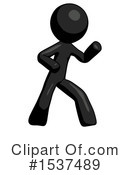 Black Design Mascot Clipart #1537489 by Leo Blanchette