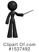 Black Design Mascot Clipart #1537492 by Leo Blanchette
