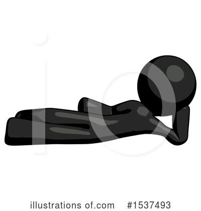 Royalty-Free (RF) Black Design Mascot Clipart Illustration by Leo Blanchette - Stock Sample #1537493