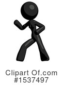 Black Design Mascot Clipart #1537497 by Leo Blanchette