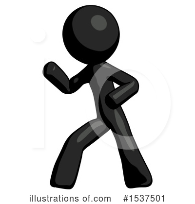 Royalty-Free (RF) Black Design Mascot Clipart Illustration by Leo Blanchette - Stock Sample #1537501
