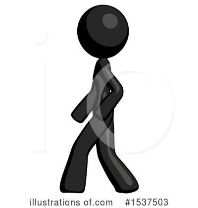 Royalty-Free (RF) Black Design Mascot Clipart Illustration by Leo Blanchette - Stock Sample #1537503