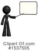 Black Design Mascot Clipart #1537505 by Leo Blanchette