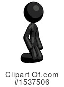 Black Design Mascot Clipart #1537506 by Leo Blanchette