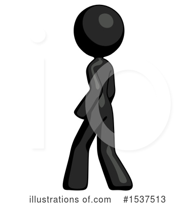 Royalty-Free (RF) Black Design Mascot Clipart Illustration by Leo Blanchette - Stock Sample #1537513