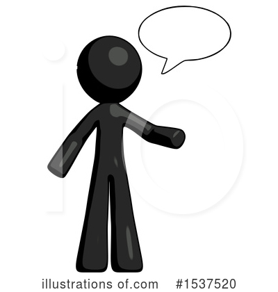Royalty-Free (RF) Black Design Mascot Clipart Illustration by Leo Blanchette - Stock Sample #1537520