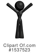 Black Design Mascot Clipart #1537523 by Leo Blanchette