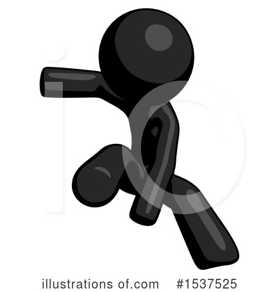 Royalty-Free (RF) Black Design Mascot Clipart Illustration by Leo Blanchette - Stock Sample #1537525