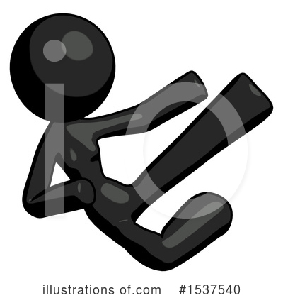 Royalty-Free (RF) Black Design Mascot Clipart Illustration by Leo Blanchette - Stock Sample #1537540