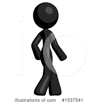 Royalty-Free (RF) Black Design Mascot Clipart Illustration by Leo Blanchette - Stock Sample #1537541