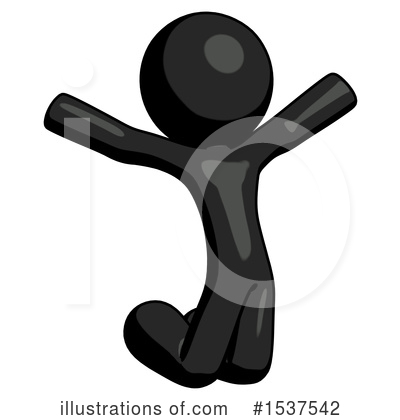 Royalty-Free (RF) Black Design Mascot Clipart Illustration by Leo Blanchette - Stock Sample #1537542