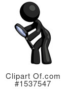 Black Design Mascot Clipart #1537547 by Leo Blanchette