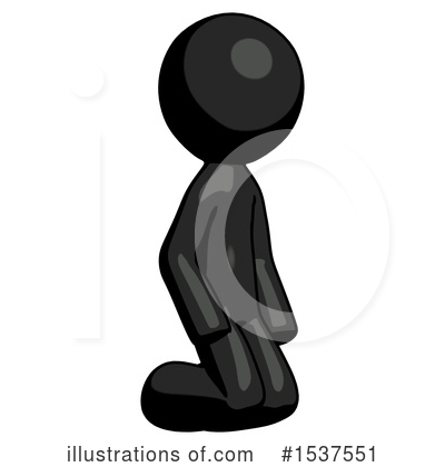 Royalty-Free (RF) Black Design Mascot Clipart Illustration by Leo Blanchette - Stock Sample #1537551