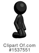 Black Design Mascot Clipart #1537551 by Leo Blanchette