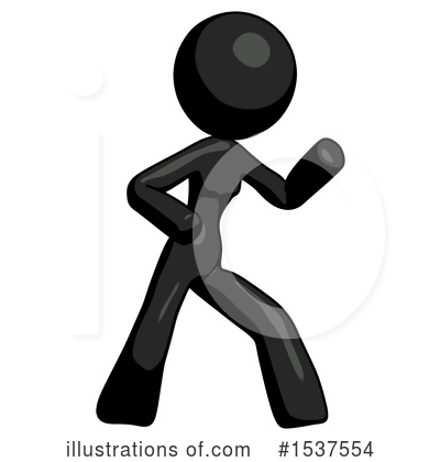 Royalty-Free (RF) Black Design Mascot Clipart Illustration by Leo Blanchette - Stock Sample #1537554