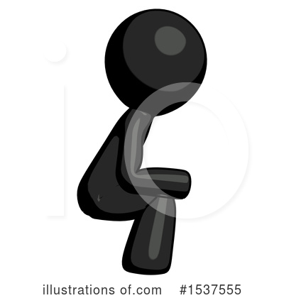 Royalty-Free (RF) Black Design Mascot Clipart Illustration by Leo Blanchette - Stock Sample #1537555