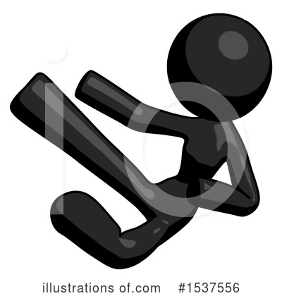 Royalty-Free (RF) Black Design Mascot Clipart Illustration by Leo Blanchette - Stock Sample #1537556