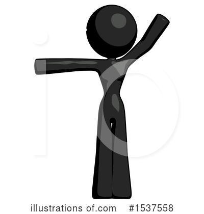 Royalty-Free (RF) Black Design Mascot Clipart Illustration by Leo Blanchette - Stock Sample #1537558