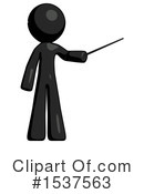 Black Design Mascot Clipart #1537563 by Leo Blanchette