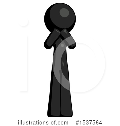 Royalty-Free (RF) Black Design Mascot Clipart Illustration by Leo Blanchette - Stock Sample #1537564