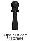 Black Design Mascot Clipart #1537564 by Leo Blanchette