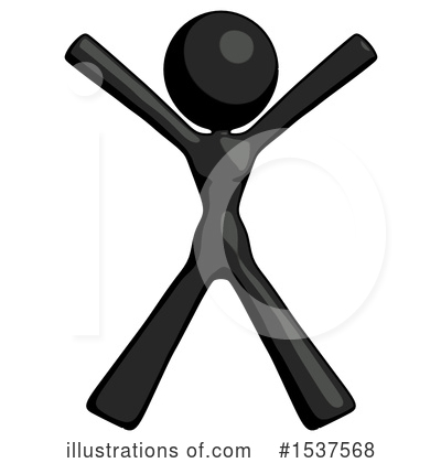 Royalty-Free (RF) Black Design Mascot Clipart Illustration by Leo Blanchette - Stock Sample #1537568