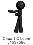 Black Design Mascot Clipart #1537586 by Leo Blanchette