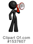 Black Design Mascot Clipart #1537607 by Leo Blanchette
