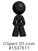 Black Design Mascot Clipart #1537611 by Leo Blanchette