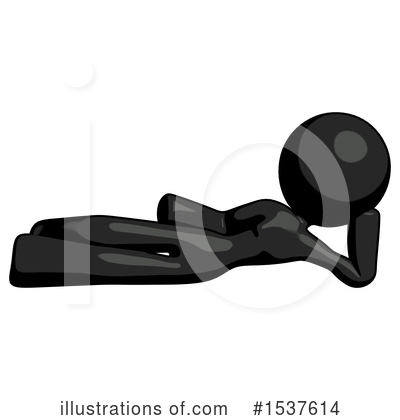 Royalty-Free (RF) Black Design Mascot Clipart Illustration by Leo Blanchette - Stock Sample #1537614