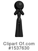 Black Design Mascot Clipart #1537630 by Leo Blanchette