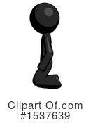 Black Design Mascot Clipart #1537639 by Leo Blanchette