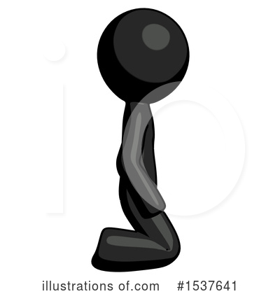 Royalty-Free (RF) Black Design Mascot Clipart Illustration by Leo Blanchette - Stock Sample #1537641