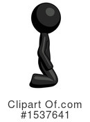 Black Design Mascot Clipart #1537641 by Leo Blanchette