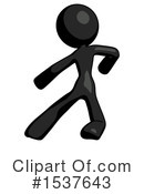 Black Design Mascot Clipart #1537643 by Leo Blanchette
