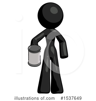 Royalty-Free (RF) Black Design Mascot Clipart Illustration by Leo Blanchette - Stock Sample #1537649
