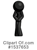 Black Design Mascot Clipart #1537653 by Leo Blanchette